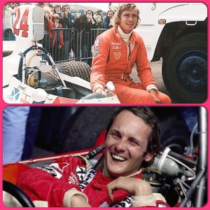 The real ones: James Hunt and Niki Lauda