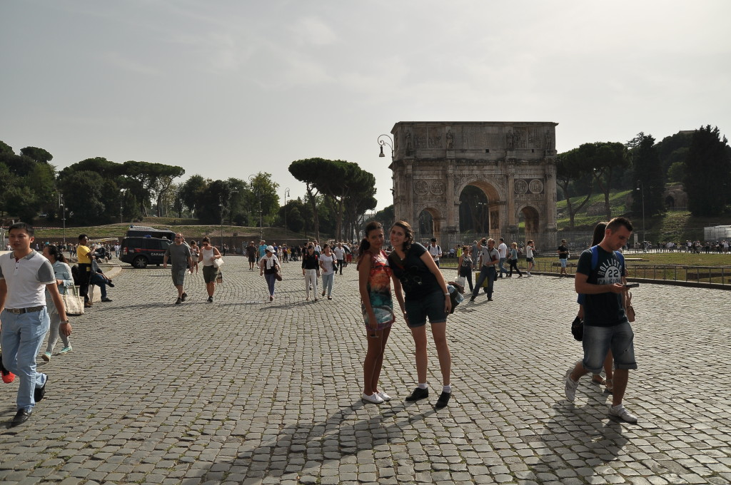 Next to the Colosseum