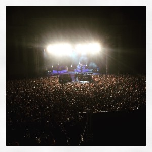 One Republic performing in Bucharest